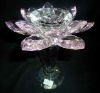 Wholesale Flower crystal glass candlesticks votive candles holders wedding centerpieces home bars decration