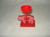 Wholesale Christmas Elk stripe candle holder