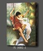 Wholesale people art oil printing on canvas