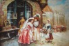 Wholesale Printed Oil Painting-Beautiful Lady Oil Painting