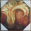 Wholesale HD09056 stretched flower oil painting canvas