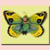 Wholesale Digital print kids butterfly canvas oil painting