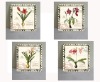 Wholesale post stamp flower canvas printing picture