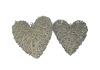 Wholesale 2pcs Grey Wicker Craft