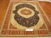 100% handmade pure silk rug