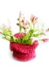 pinkfabric flowers