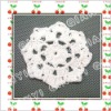 Hand made cotton crochet flower butterfly