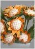 Sunflower fabric flower