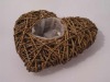 hear shape willow flower pot
