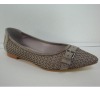 PU lady shoe