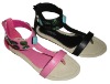 2011 new designer women sandals with colorful stone