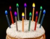 Wholesale birthday candle, gift candle,colorful flame candle