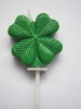 Plant birthday cake candles