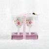 glass candle set