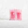 glass candle set
