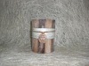 multi-colored scented candle
