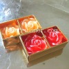 rose candle,floating rose candle