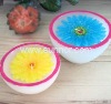 daisy in bowl shape candle
