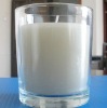 Wholesale white candle in glass