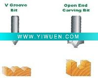Wholesale Tungsten Carbide tipped Router Bit for wood cutter--v groove bit