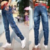 2011Korean Style Snow Washed Blue Jeans