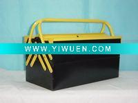 5layer double handles metal tool box whith mixed color