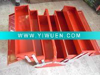 Cantilever tool box with four trays