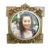 Wholesale Red Decorative Flower Pattern Resin Photo Frame