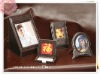 Wholesale Fashion Brown PU Leather Photo Frame