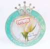 crown metal photo frame