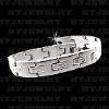 Wholesale 2011 Hot sell fashion charm design of titanium men's bracelet jewelry