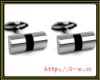 Wholesale Custom Titanium Cuff Buttons LT - 003