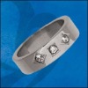 Wholesale engagment cz titanium ring jewelry