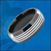 Wholesale black engagment titanium ring toll free +1-888-5513593