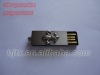Wholesale total titanium pendant/polished raw titanium blight surface/beautiful U disk