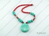 Wholesale Wholesale turquoise coral necklace OEM