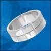 fashion titanium steel ring