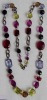 Beaded fashion necklace