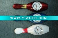 bowling pin shape clock