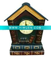 Table clock in book style