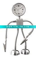 Metal Robot clock