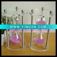 Wholesale pink acrylic hourglass