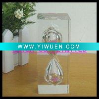 Wholesale pink crystal hourglass