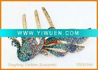 rhinestone phoenix hair sticks (YHAP164)