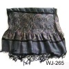 lady scarf, frill scarf, fashion scarf