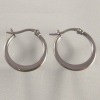 Wholesale round titanium earrings