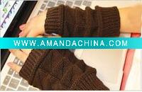 2011 Fashion Knitted Acrylic Ladies' Gloves