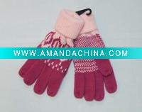 ladies knitted glove