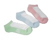 cotton sport ankle sock with mesh