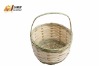 wicker basket for fruit and flower